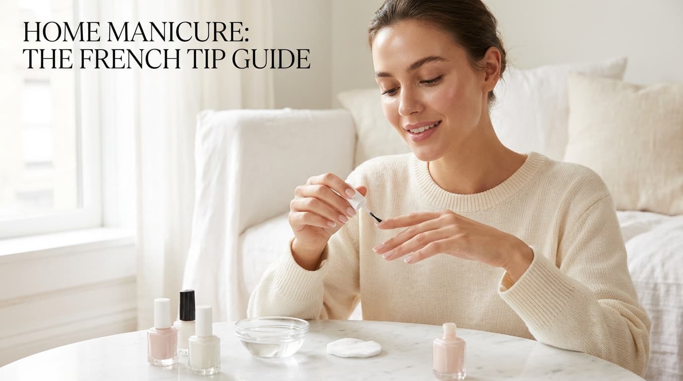 French Manicure at Home Tutorial