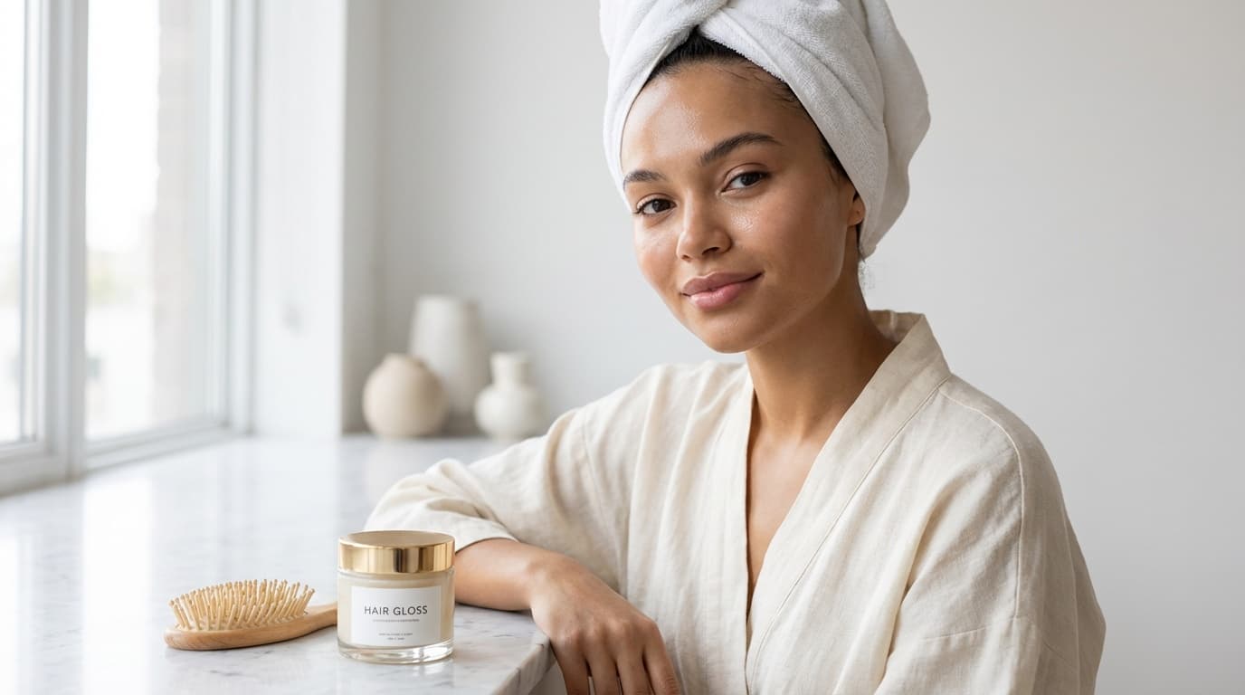 Hair Glossing Treatment at Home