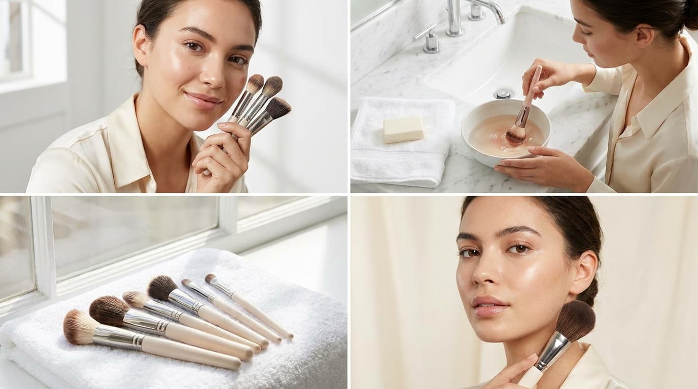How to Clean Makeup Brushes at Home