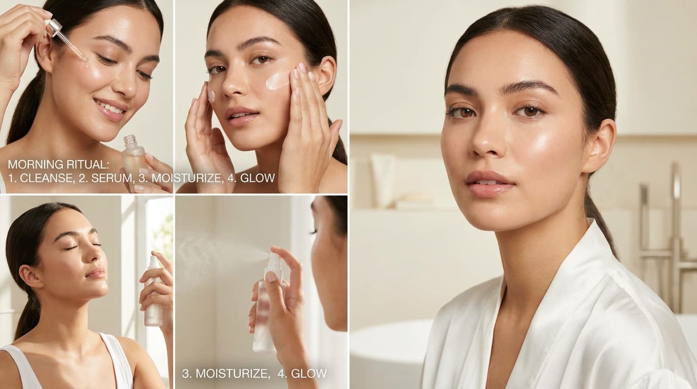 Morning Beauty Routine Order