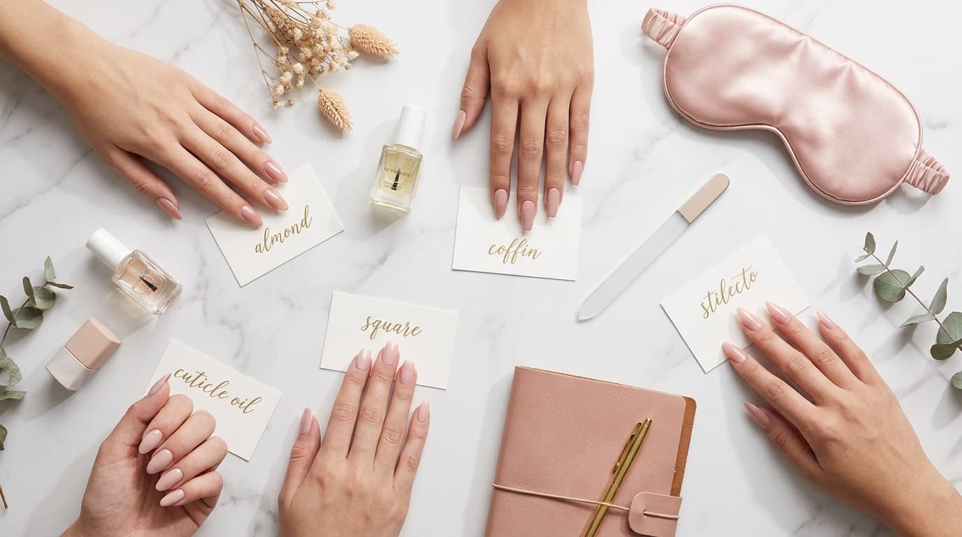 Nail Shapes Guide for Your Fingers
