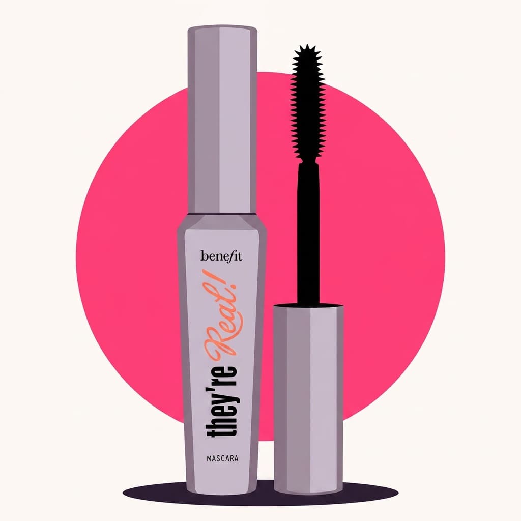 Illustration of Benefit Cosmetics They're Real Lengthening Mascara