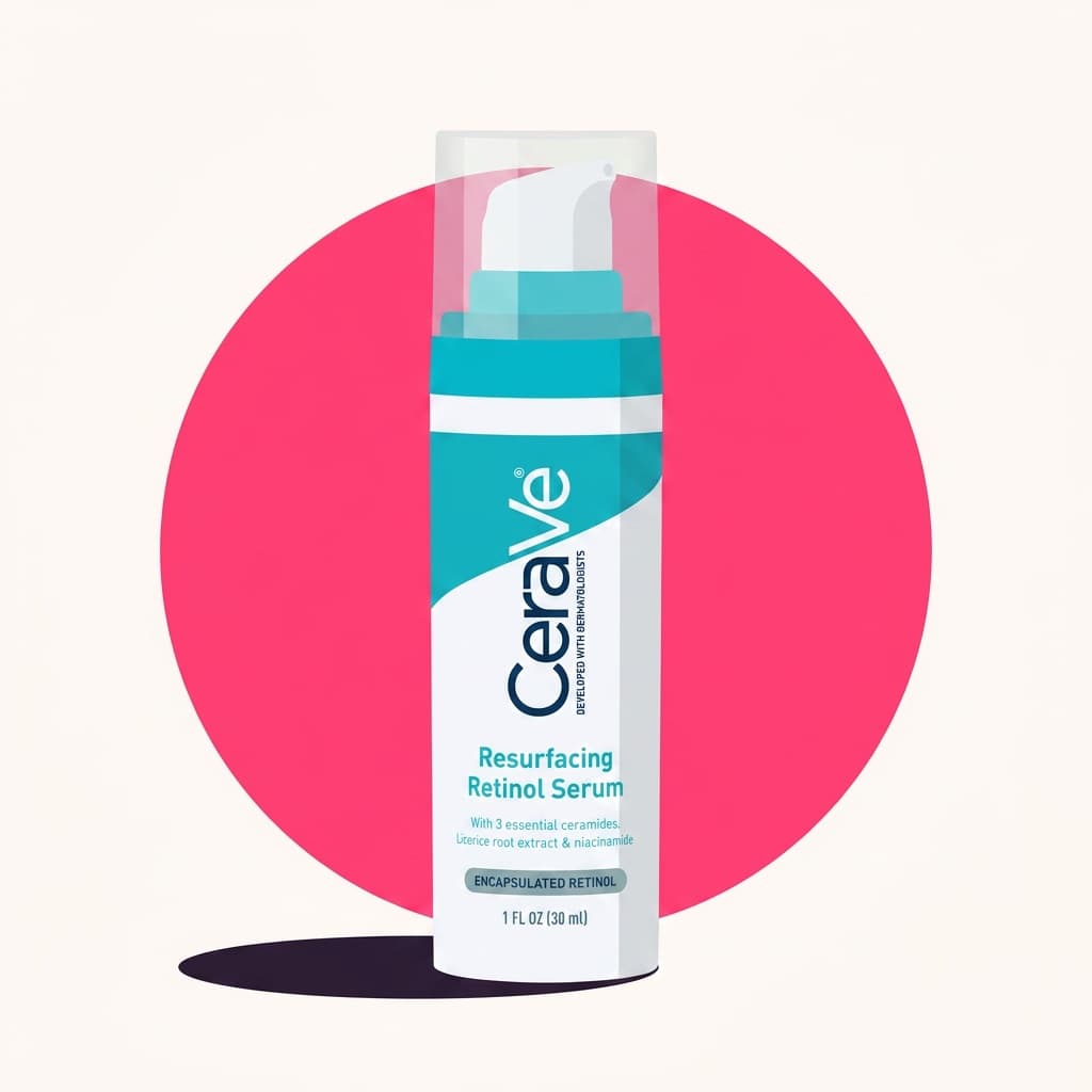 Illustration of CeraVe Resurfacing Retinol Serum