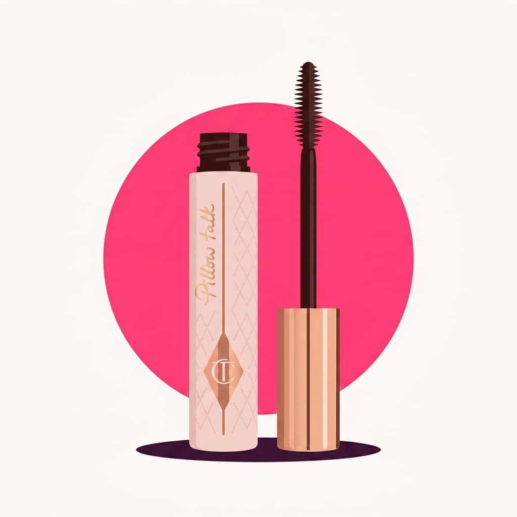 Illustration of Charlotte Tilbury Pillow Talk Push Up Lashes! Mascara