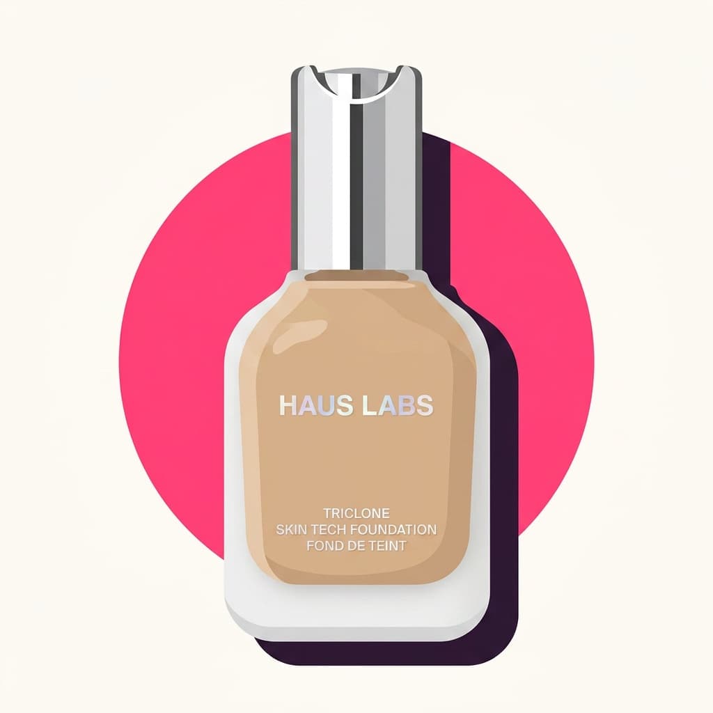 Illustration of Haus Labs by Lady Gaga Triclone Skin Tech Medium Coverage Foundation