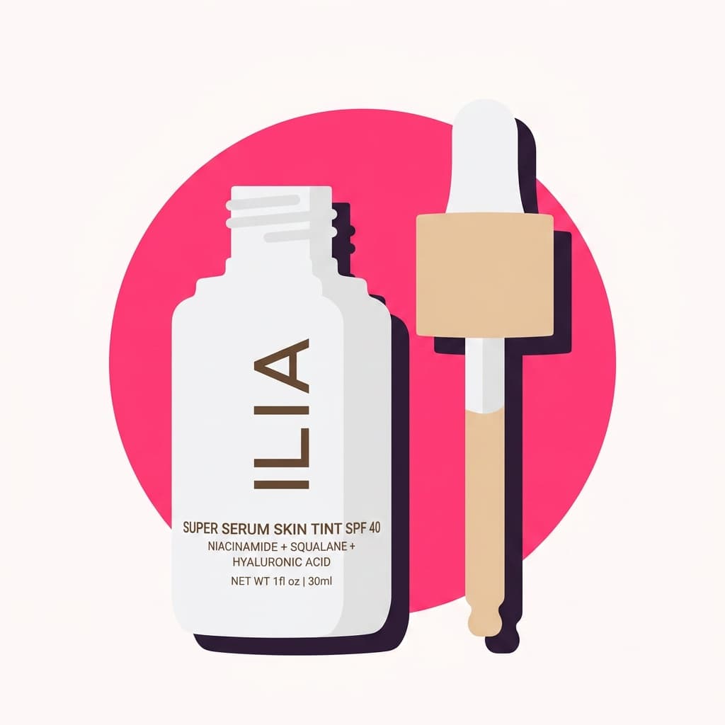 Illustration of ILIA Super Serum Skin Tint SPF 40