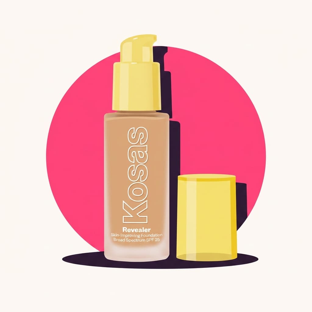 Illustration of Kosas Revealer Skin-Improving Foundation SPF 25