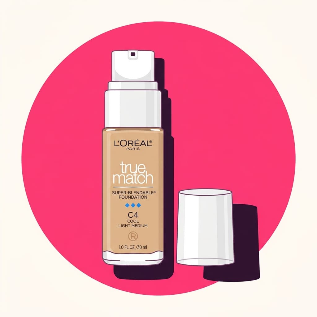 Illustration of L'Oréal Paris True Match Super-Blendable Foundation