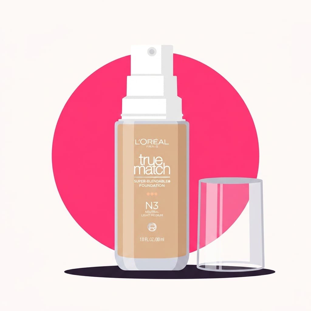 Illustration of L'Oreal Paris True Match Super-Blendable Foundation
