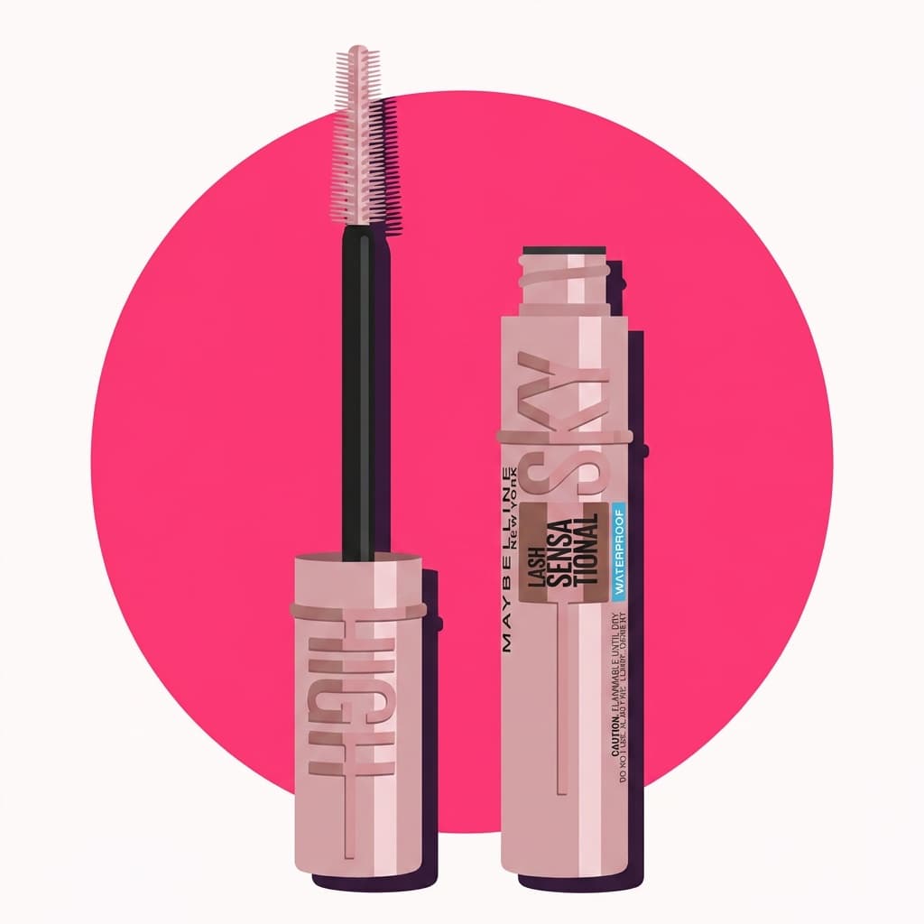 Illustration of Maybelline New York Lash Sensational Sky High Waterproof Mascara