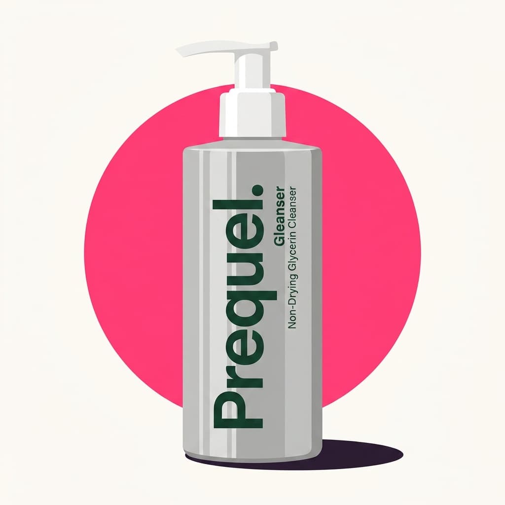 Illustration of Prequel Gleanser Non-Drying Glycerin Cleanser