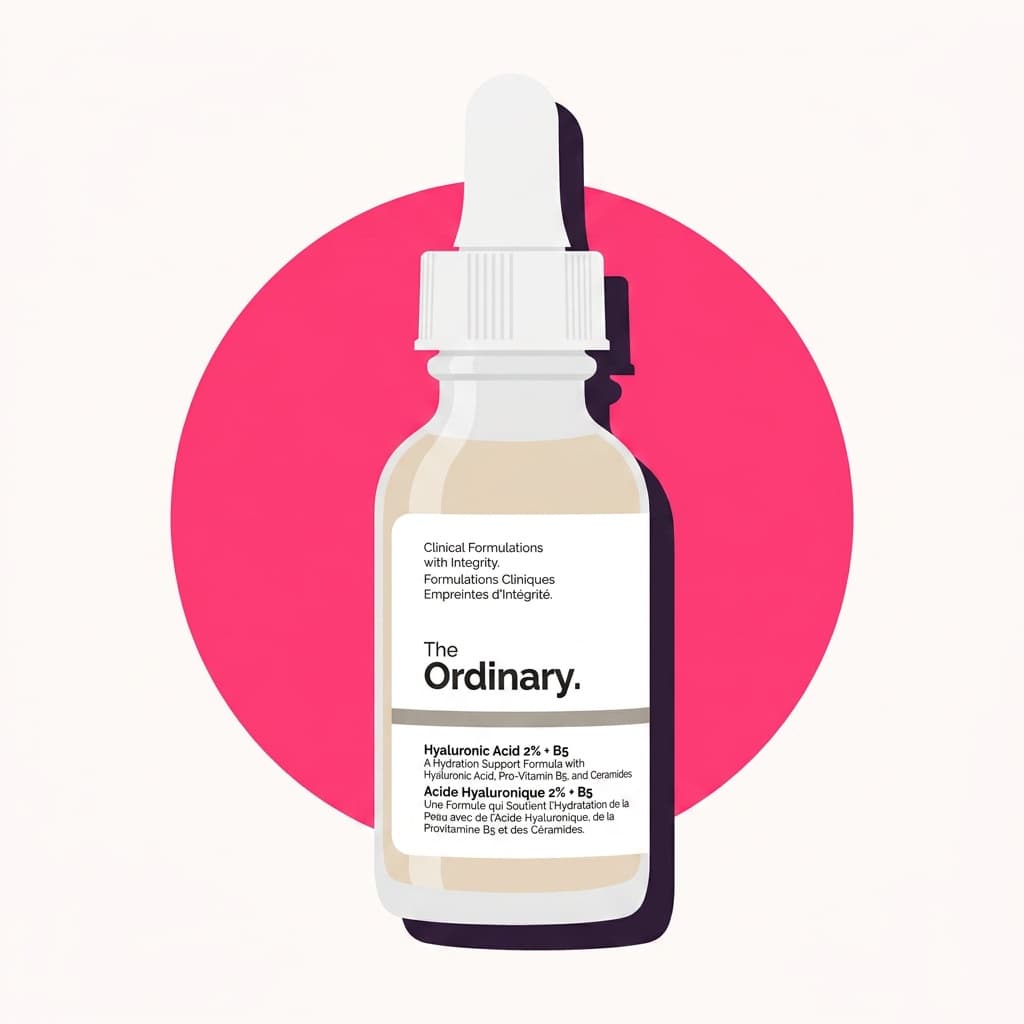 Illustration of The Ordinary Hyaluronic Acid 2% + B5